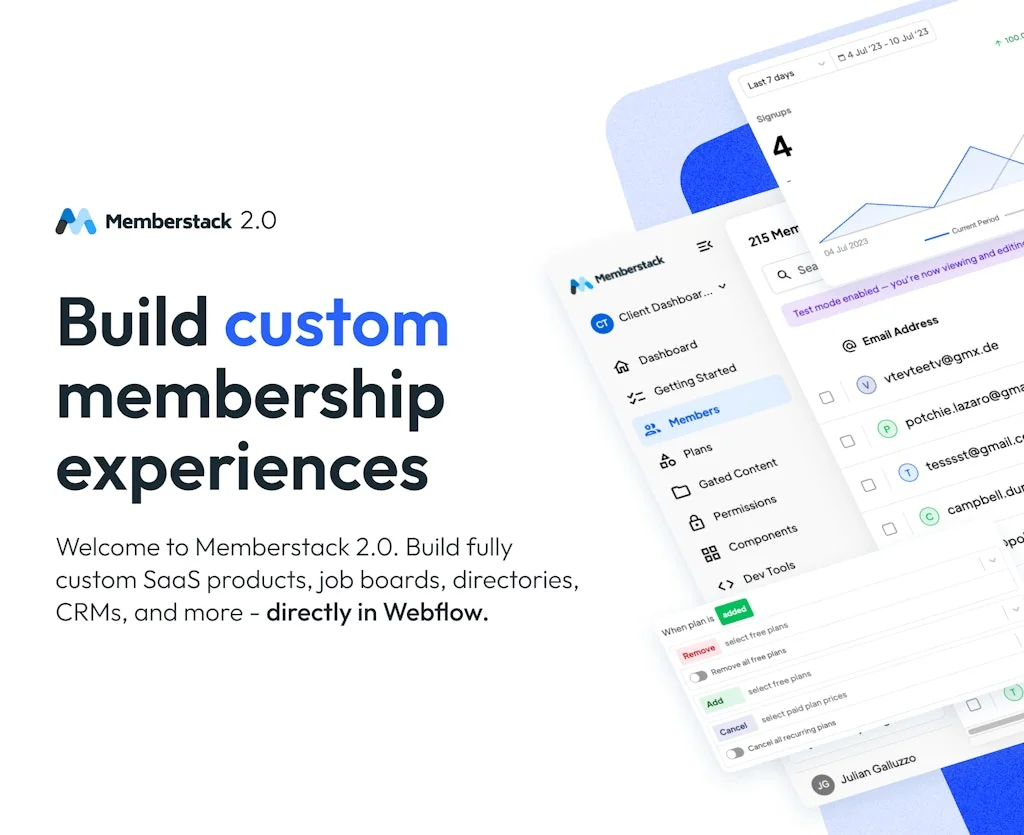 Memberstack screenshot 1 of 3