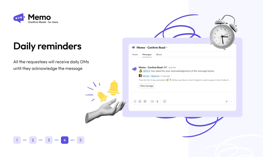 Memo - Confirm Read for Slack screenshot 4 of 5