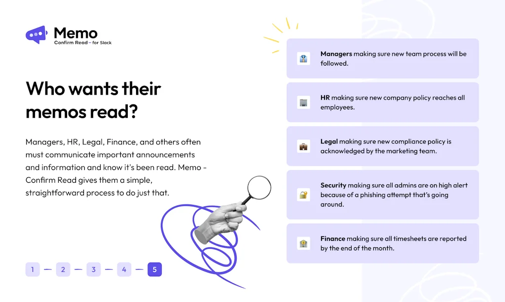 Memo - Confirm Read for Slack screenshot 5 of 5