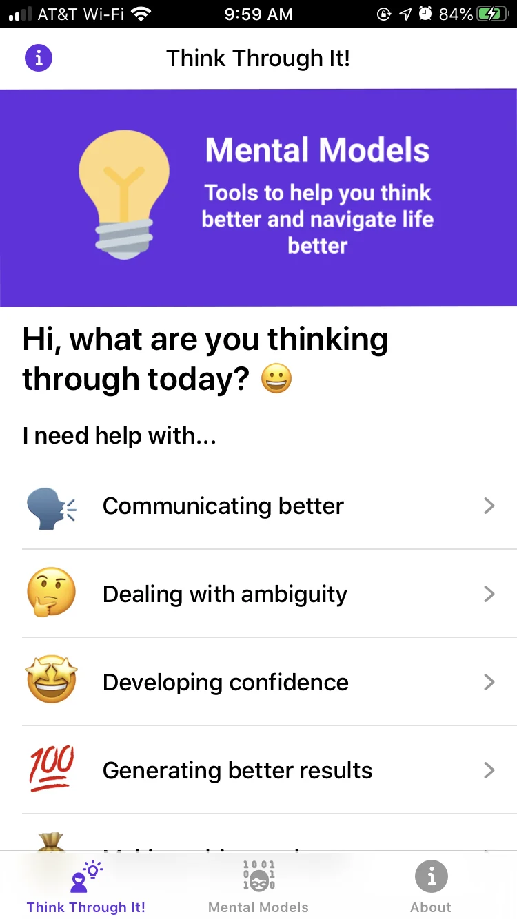 Mental Models screenshot 1 of 7