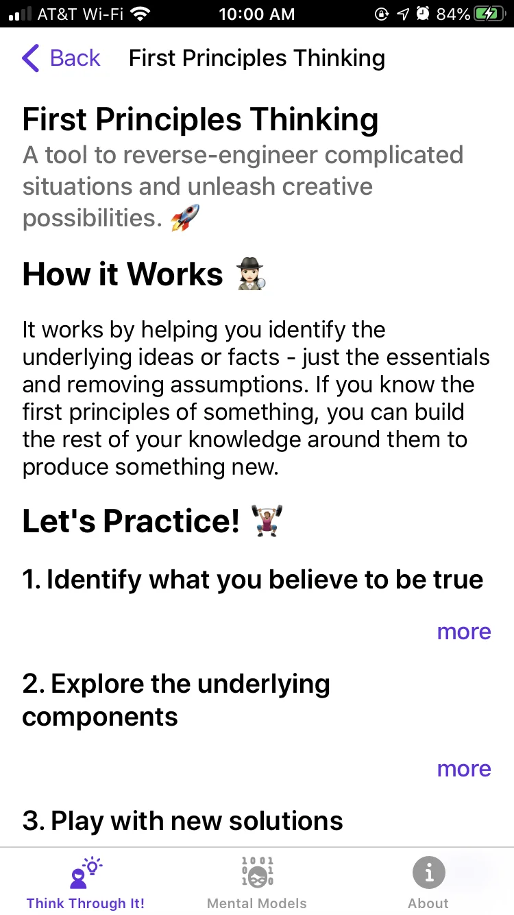 Mental Models screenshot 3 of 7