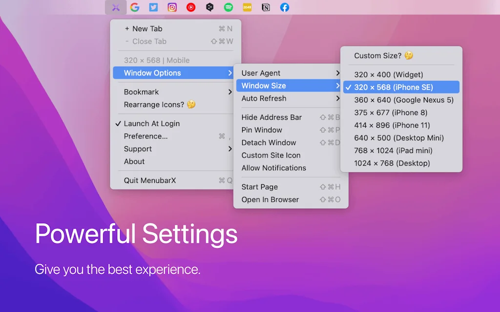 MenubarX screenshot 7 of 7
