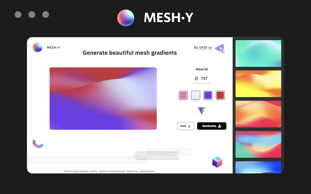 Mesh·y - Generate Mesh Gradients screenshot 1 of 3