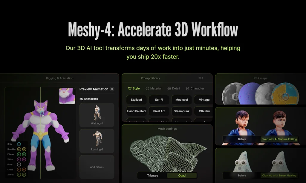 Meshy screenshot 3 of 5