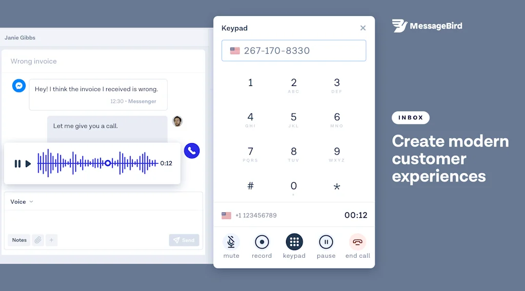 MessageBird Chat API screenshot 3 of 4
