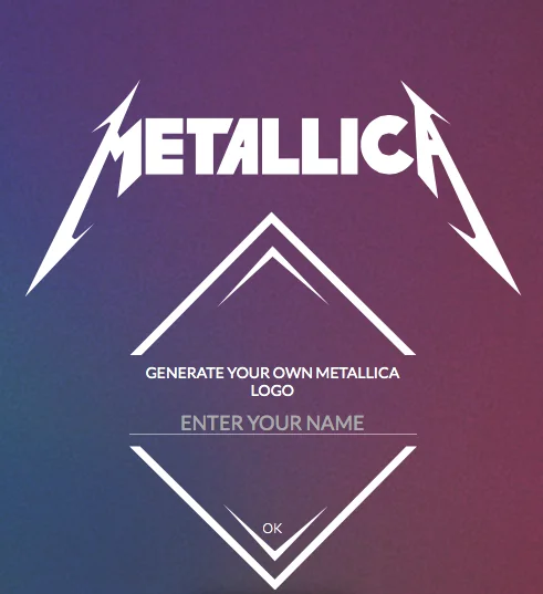 Metallica Logo Generator logo