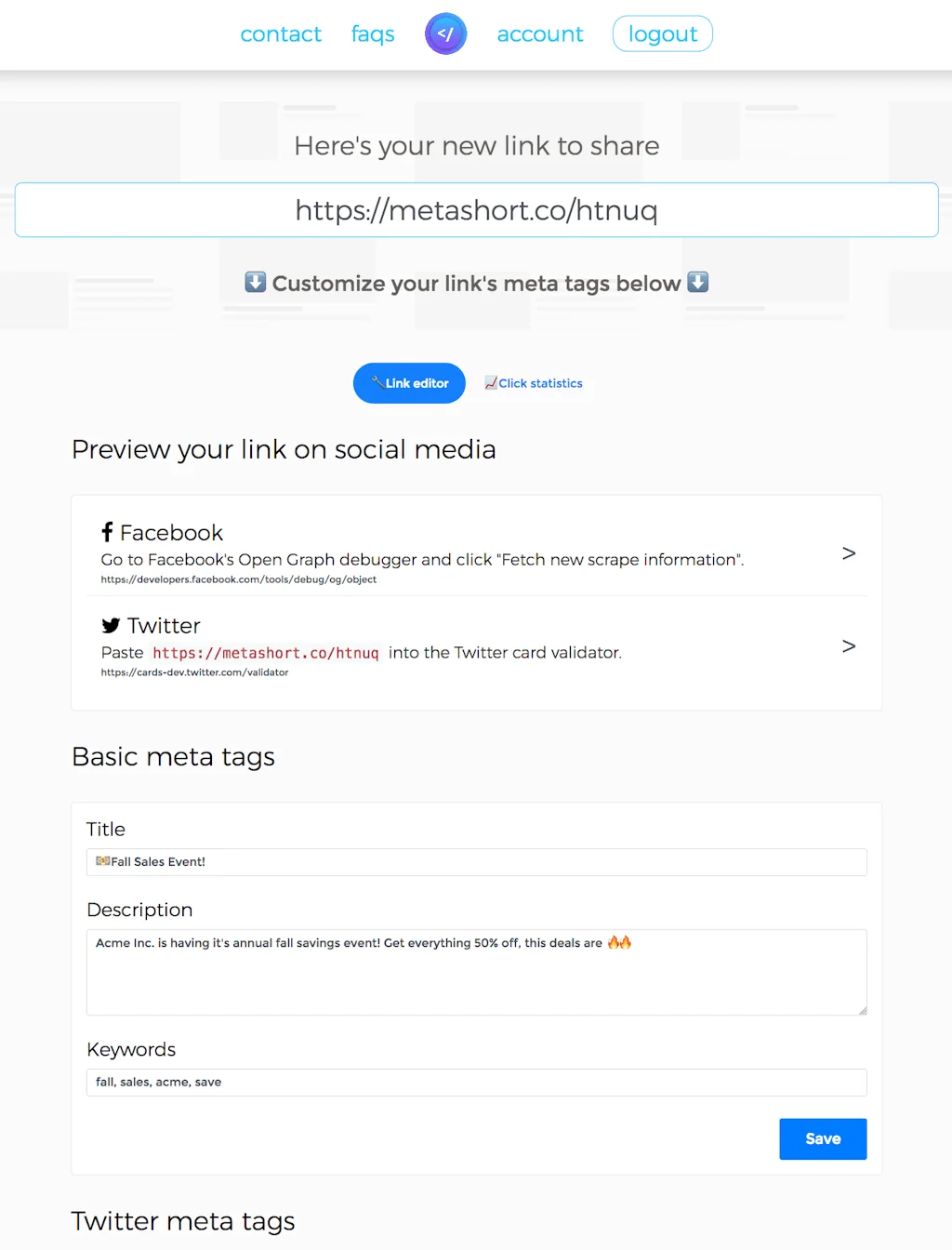 MetaShort screenshot 1 of 4