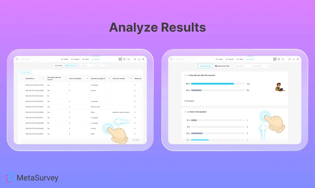 MetaSurvey screenshot 6 of 6