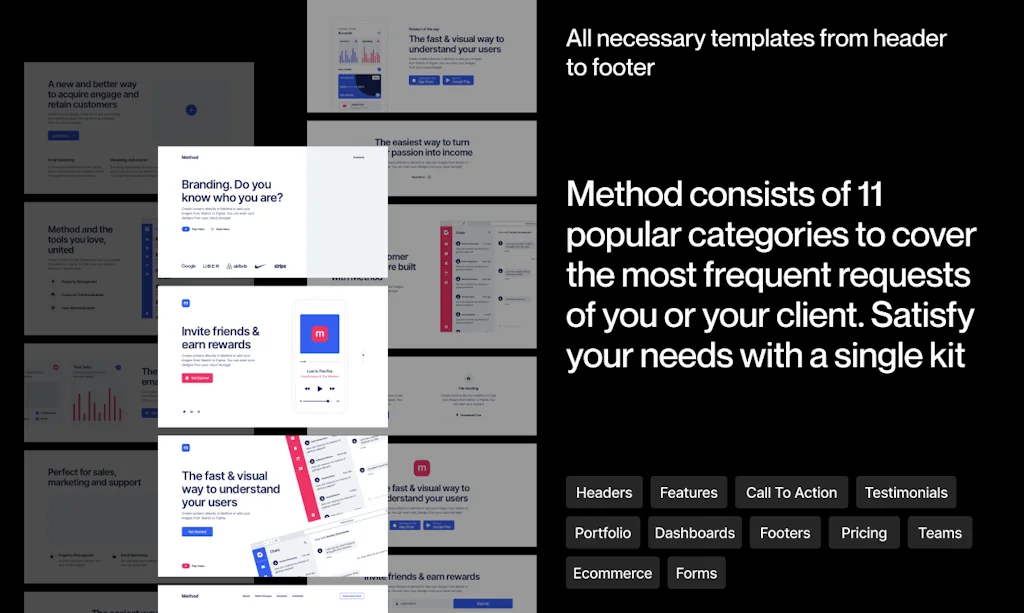 Method Wireframe Kit screenshot 5 of 7