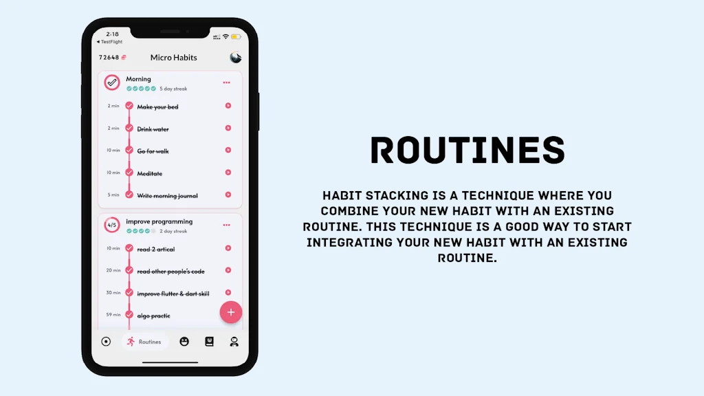Micro habits screenshot 2 of 7