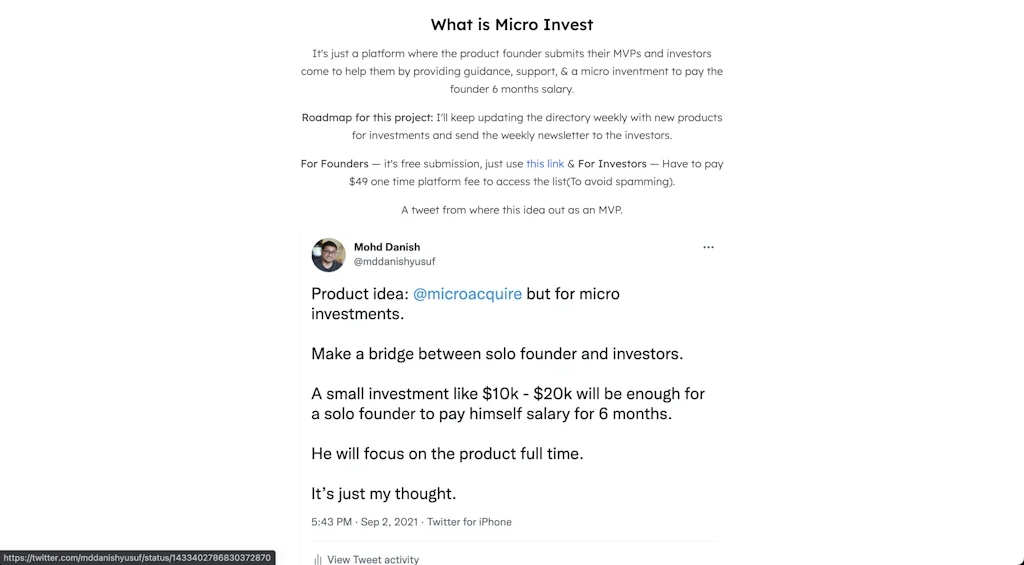Micro Invest screenshot 2 of 4
