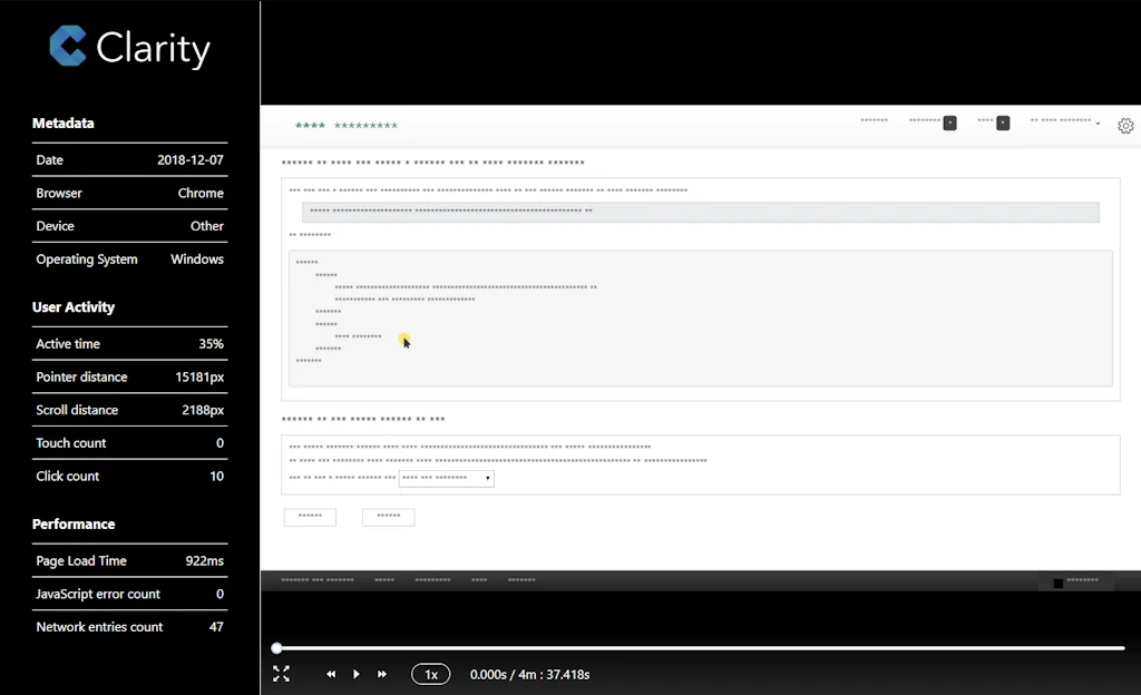 Microsoft Clarity screenshot 2 of 4