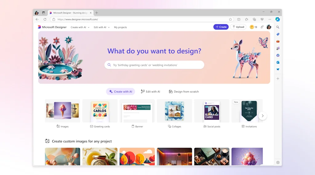 Microsoft Designer  screenshot 1 of 3