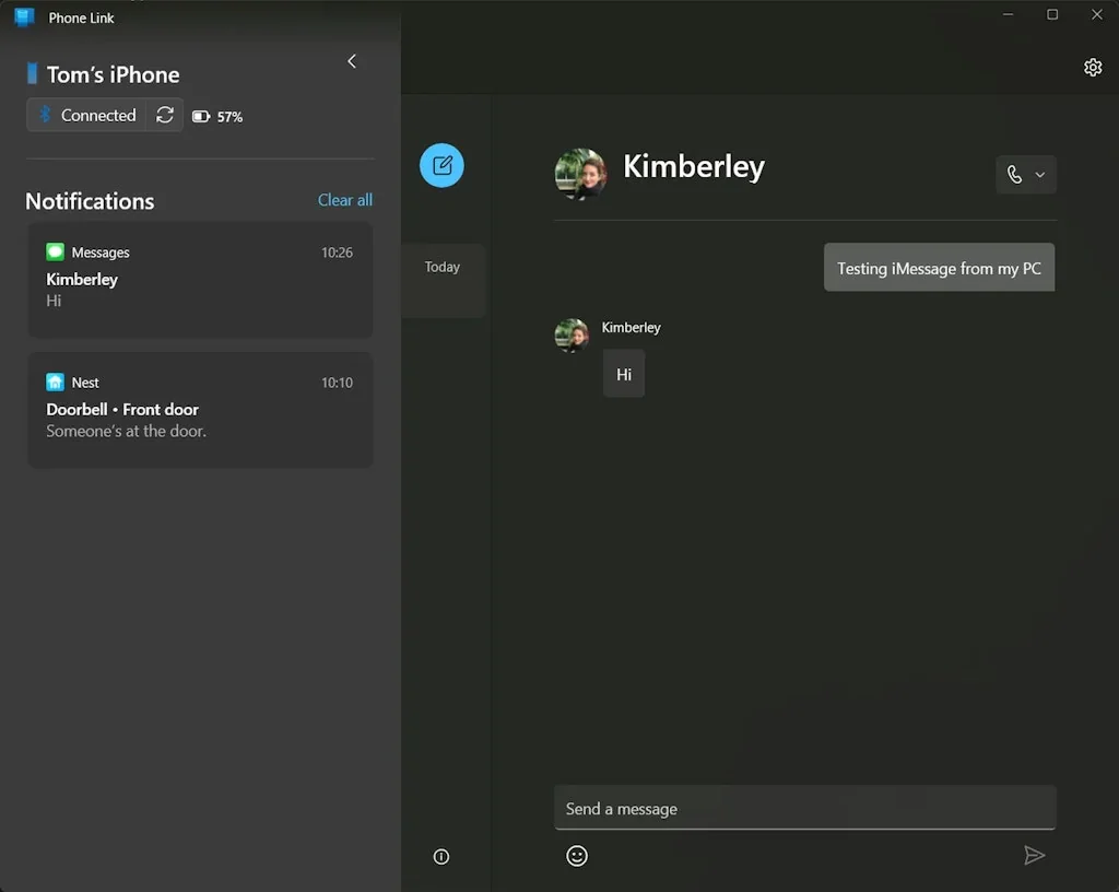 Microsoft Phone Link screenshot 4 of 6