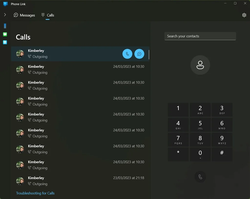 Microsoft Phone Link screenshot 5 of 6