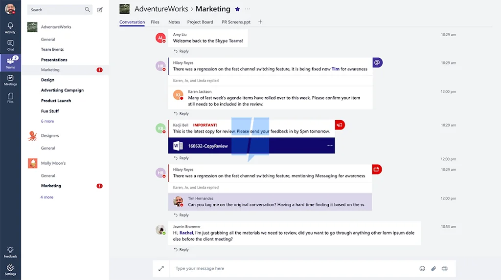 Microsoft Teams screenshot 3 of 3