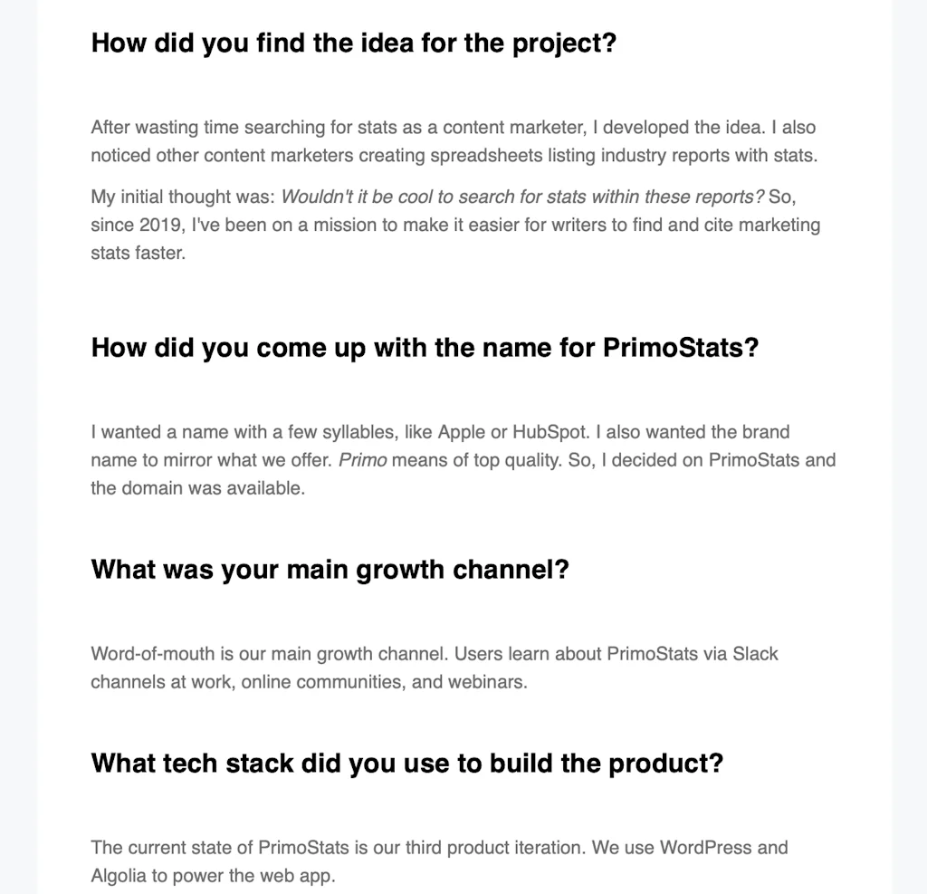 MicroStartups.co screenshot 4 of 4