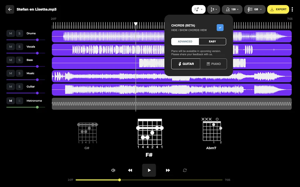 Mikrotakt: Vocal Remover & AI Splitter screenshot 2 of 8