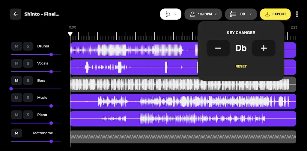 Mikrotakt: Vocal Remover & AI Splitter screenshot 7 of 8
