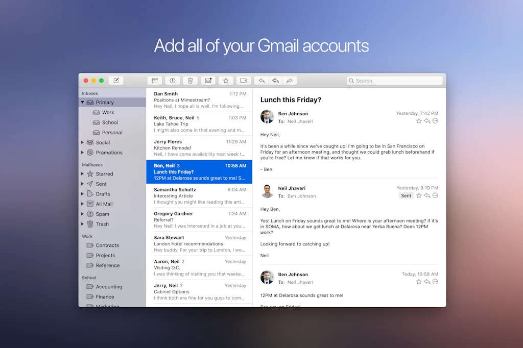 Mimestream screenshot 4 of 4