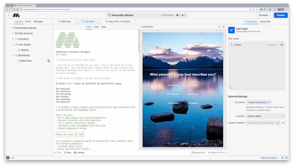 MindStudio screenshot 1 of 3