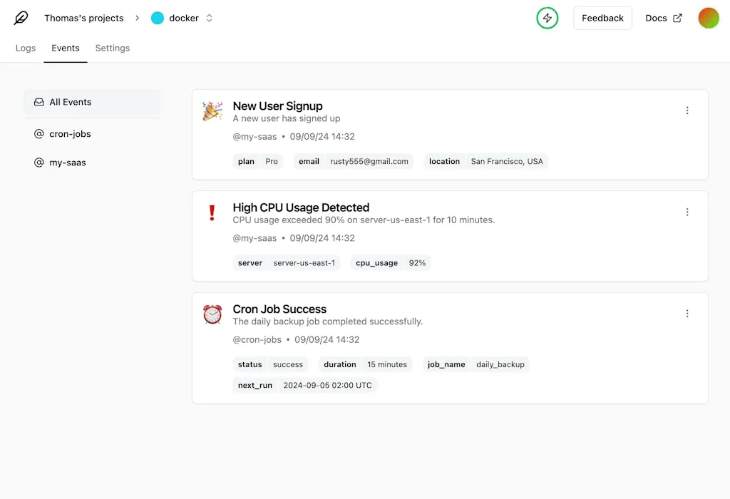 Minilog screenshot 2 of 2