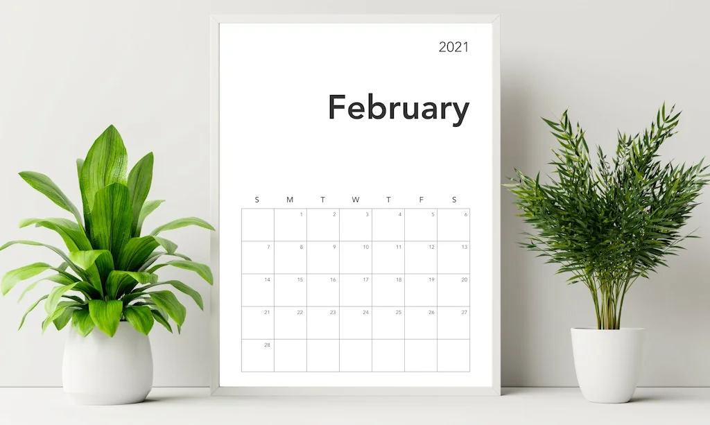 Minimal Calendar For 2021 screenshot 5 of 6