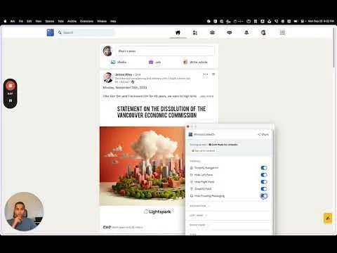 Minimal Theme for LinkedIn screenshot 1 of 4