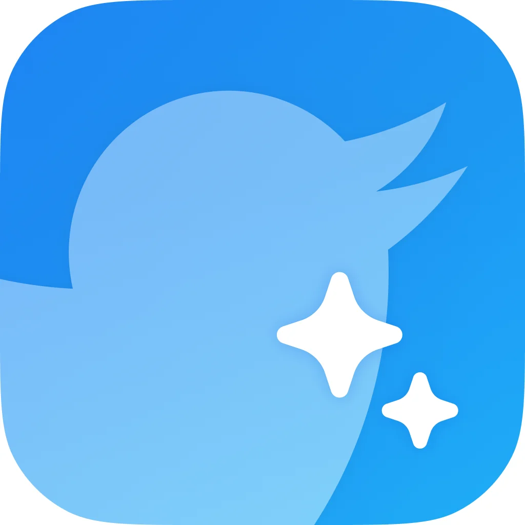Minimal Twitter logo