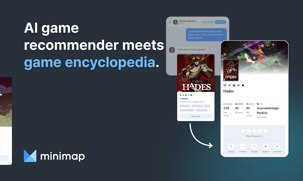 Minimap AI: Game recommendation chatbot screenshot 3 of 4