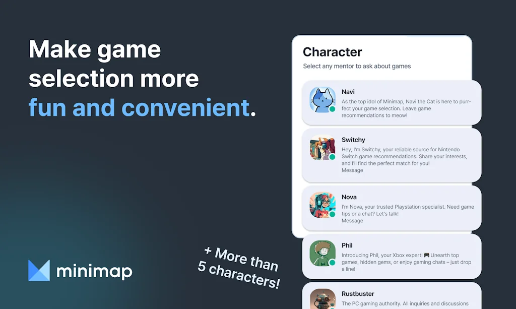 Minimap AI: Game recommendation chatbot screenshot 4 of 4