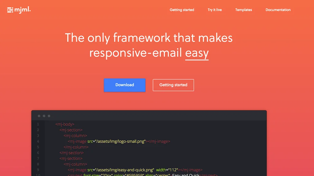 mjml. screenshot 4 of 4
