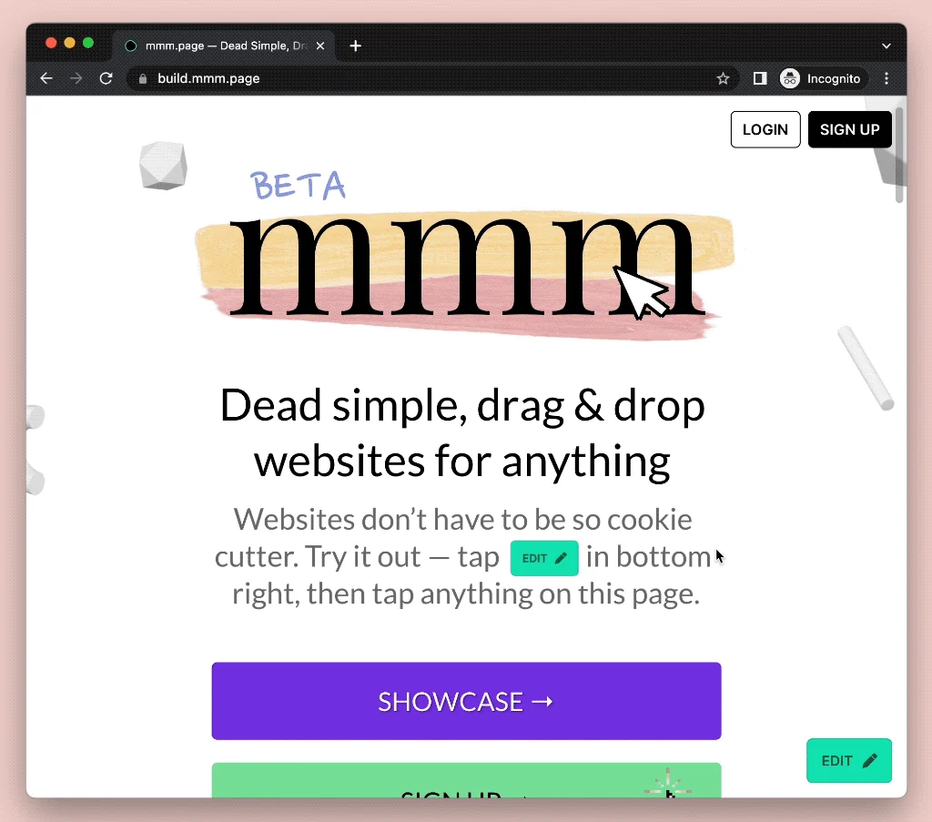 mmm.page  screenshot 2 of 3