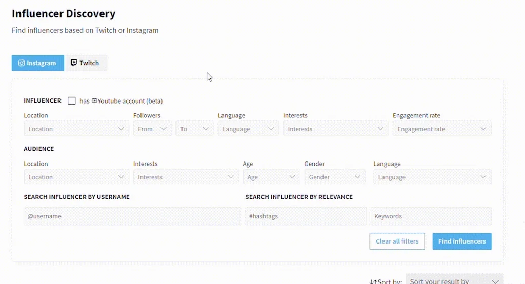 Modash Influencer Search screenshot 3 of 3
