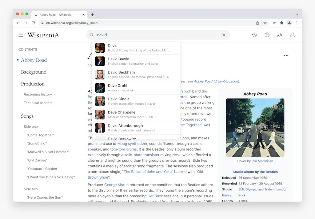 Modern for Wikipedia screenshot 4 of 8