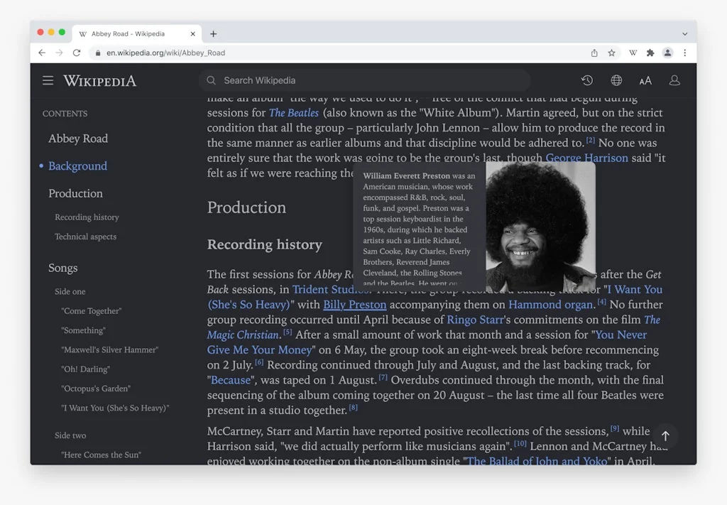 Modern for Wikipedia screenshot 7 of 8