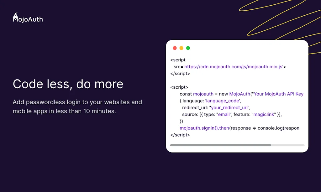 MojoAuth screenshot 3 of 7