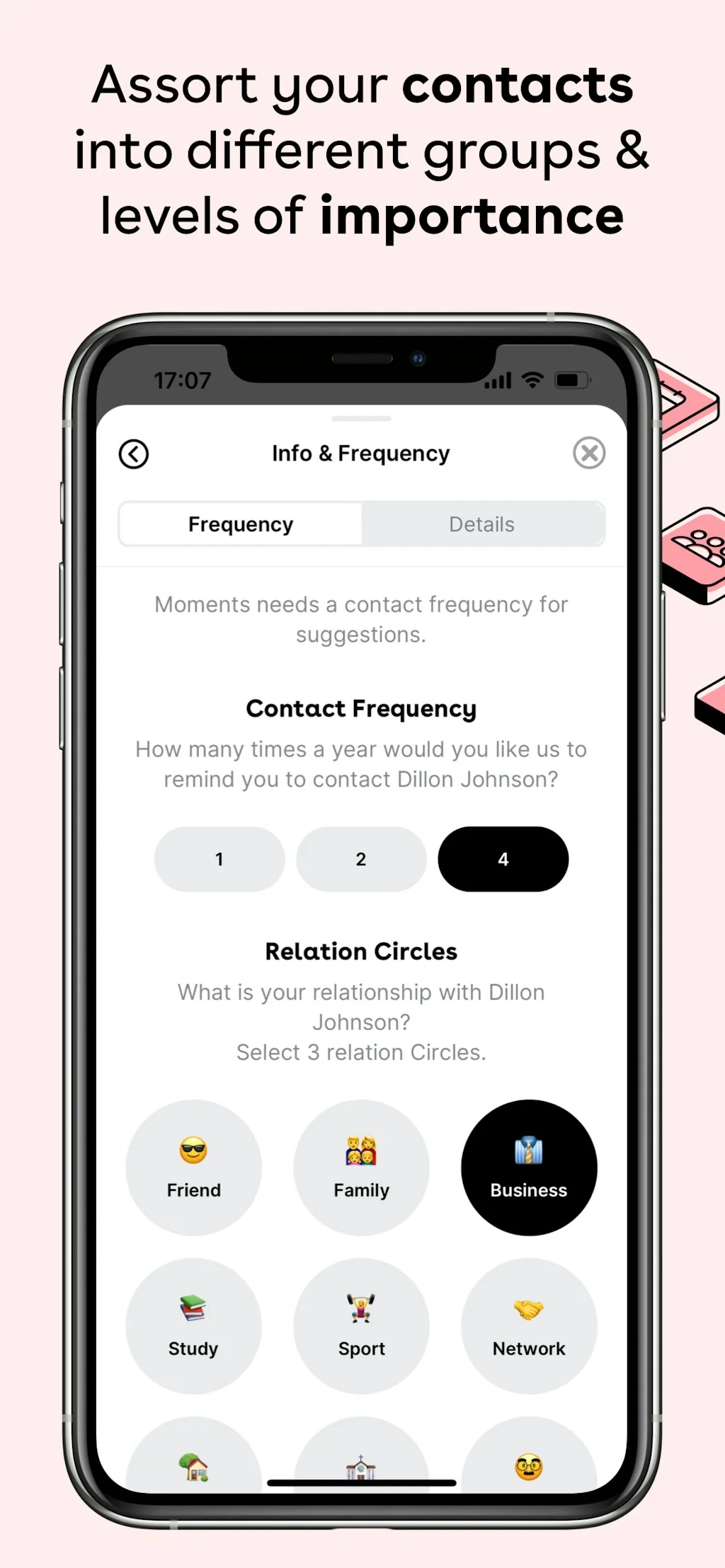 Moments — Contacts Manager screenshot 4 of 6