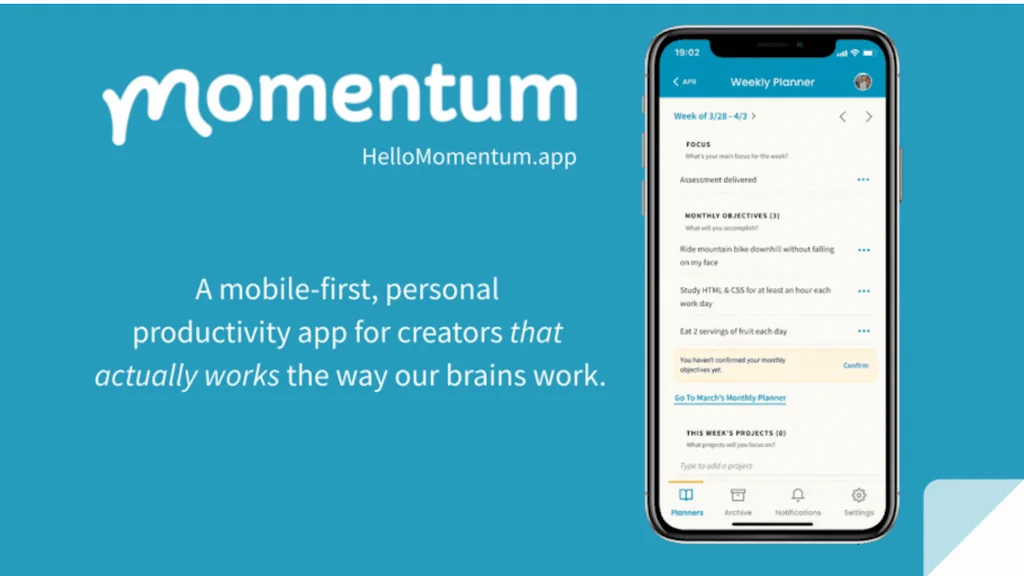 Momentum screenshot 2 of 6