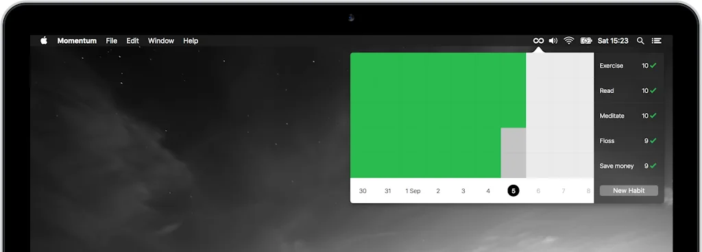 Momentum screenshot 1 of 2