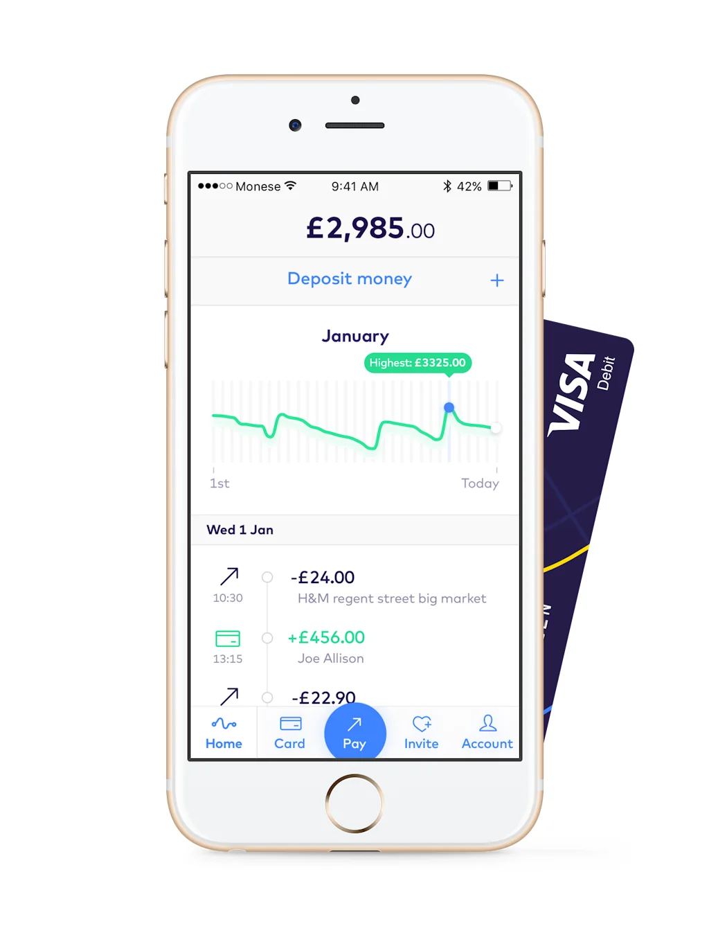 Monese screenshot 3 of 3