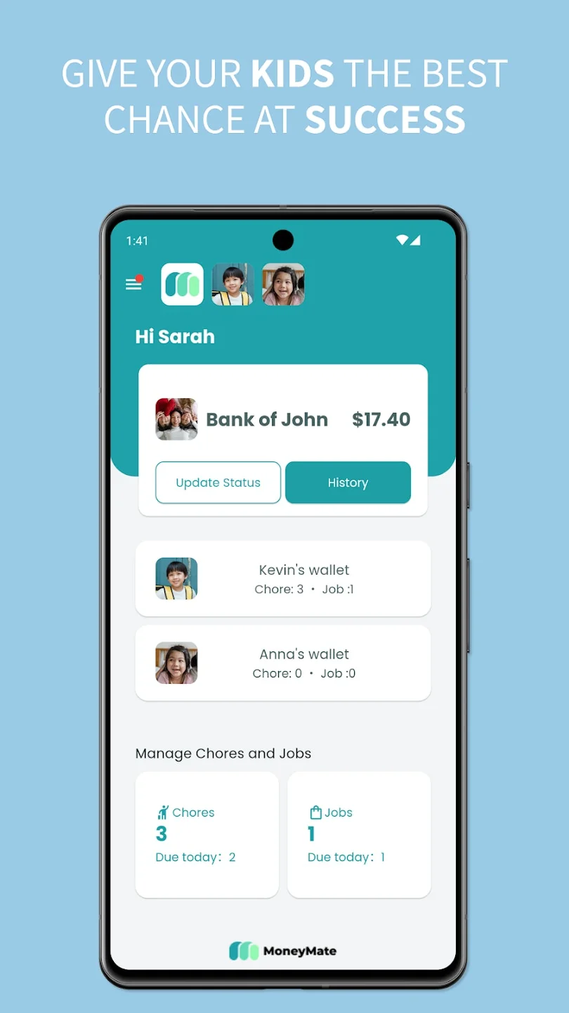 MoneyMate - Chores & Allowance screenshot 1 of 12