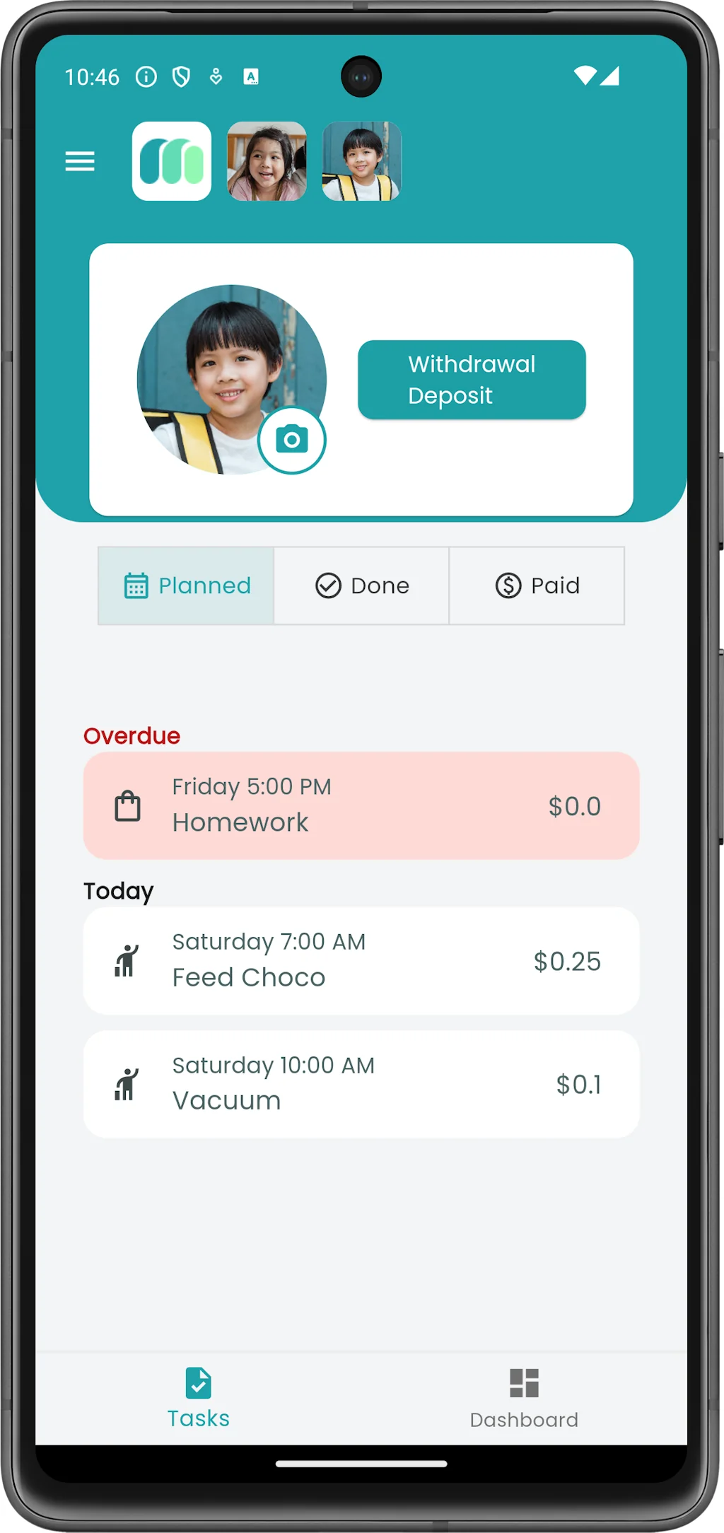 MoneyMate - Chores & Allowance screenshot 7 of 12