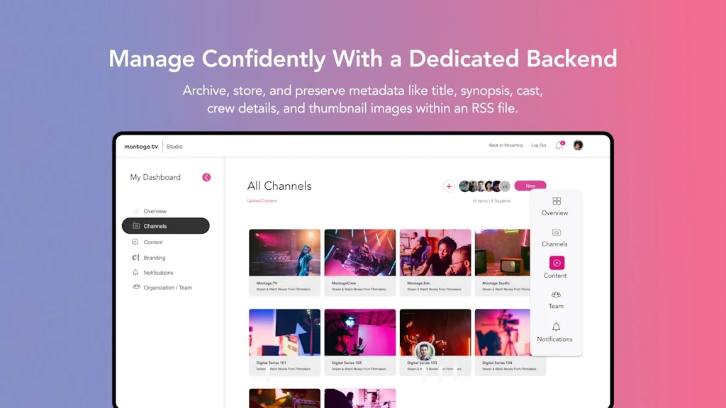 MontageCMS screenshot 1 of 5