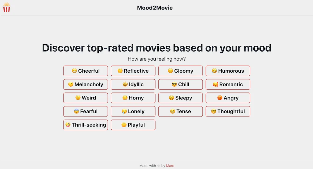 Mood2Movie screenshot 2 of 5