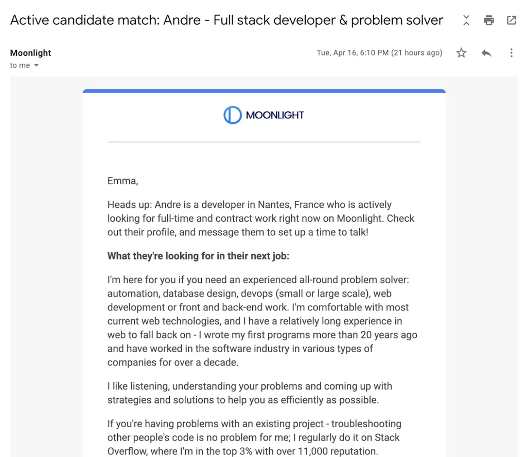 Moonlight screenshot 2 of 3