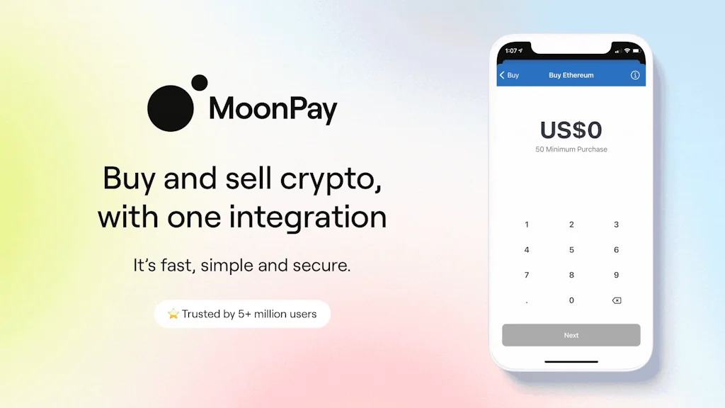 MoonPay screenshot 1 of 5