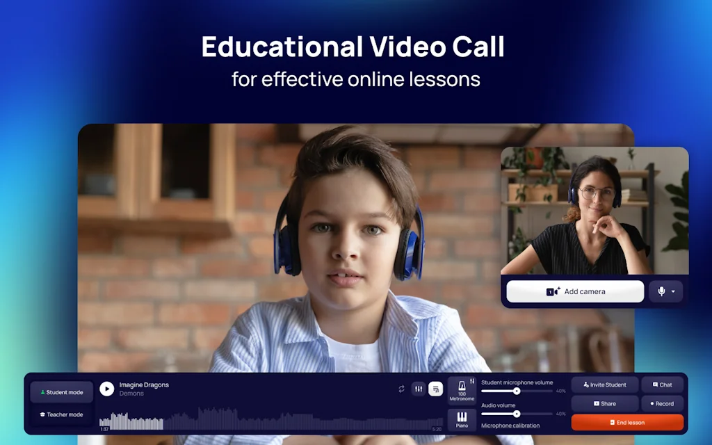 MOOZ: Video Call for Music lessons screenshot 2 of 7