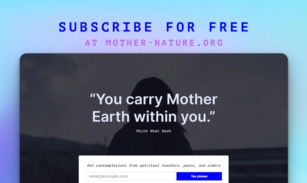 Mother-Nature.org screenshot 4 of 4