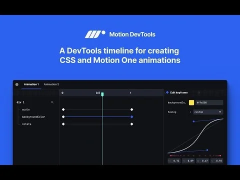 Motion DevTools screenshot 1 of 5